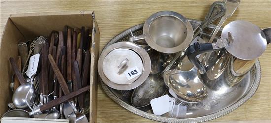 A vintage Tias Eckhoff for Lundhofte, Denmark, hardwood and stainless steel part service of flatware,